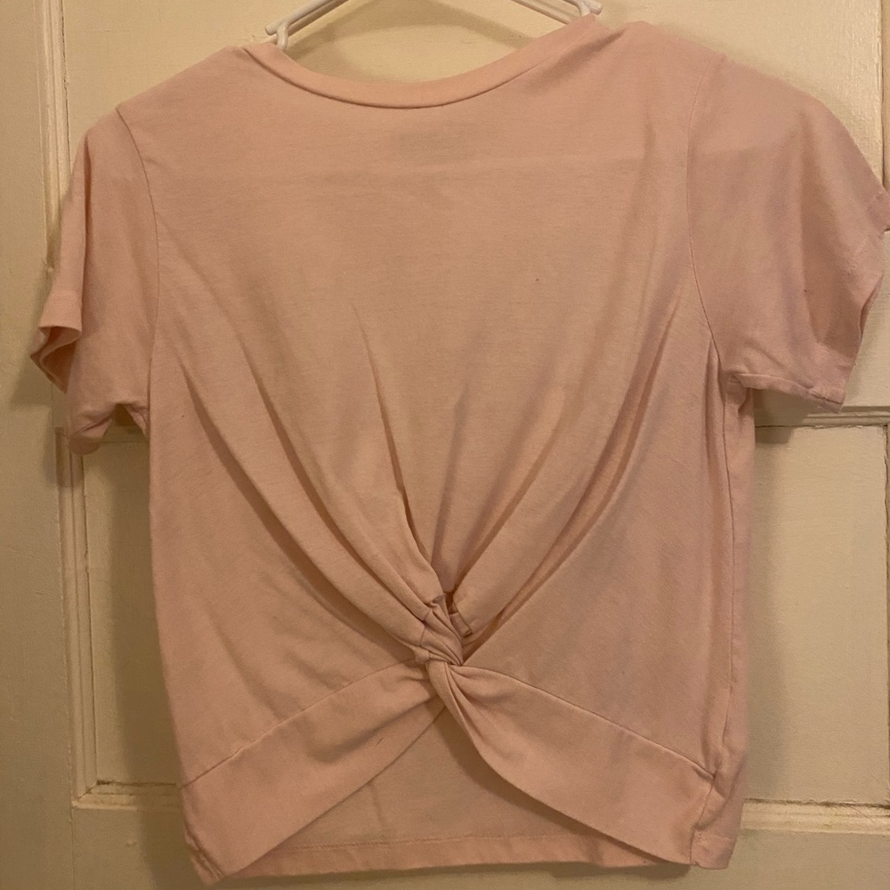 Pink Cropped T-shirt